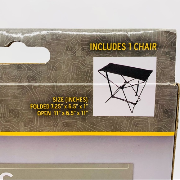 U.S. Army Folding Pocket Chair Portable Chair - Picture 3 of 5